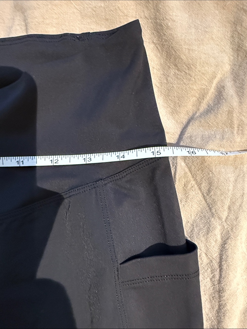 REI Black Capri Leggings with Dual Side Pockets - Picture 6 of 7